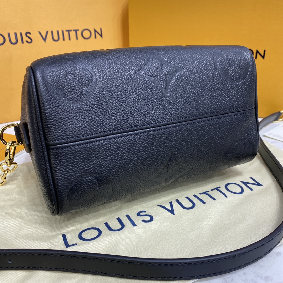 Louis Vuitton SPEEDY BANDOULIERE 20 Monogram Handbag M58953 Black 